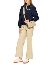 TOMMY HILFIGER POPETTE Mini bolso de hombro para cámara sándalo - Bolsos Mujer - 5