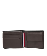 TOMMY HILFIGER TH CORP Cartera de cuero granos de café - Carteras Hombre - 2