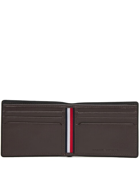 TH CORP Cartera compacta de cuero granos de café - Carteras Hombre