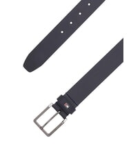 TOMMY HILFIGER OLIVER Cinturón de piel fabricado en Italia azul espacial / negro - Cinturones - 2