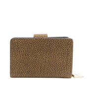 BORBONESE VITE COATED OP  Cartera pequeña op natural / negro - Carteras Mujer - 3