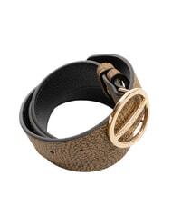 BORBONESE GRAFFITI Cinturón reversible op natural / negro - Cinturones - 3