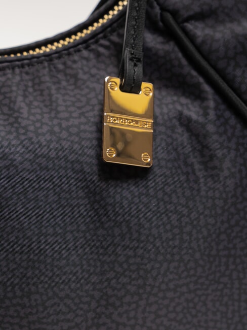 TENNIS  Bolso de hombro tipo hobo negro oscuro - Bolsos Mujer