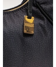 BORBONESE TENNIS  Bolso de hombro tipo hobo negro oscuro - Bolsos Mujer - 3