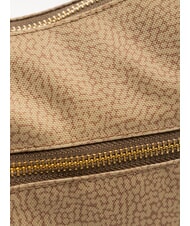 BORBONESE LUNA BAG M Flexos Zip verde petróleo - Bolsos Mujer - 3