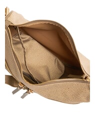 BORBONESE LUNA BAG M Flexos Zip verde petróleo - Bolsos Mujer - 5