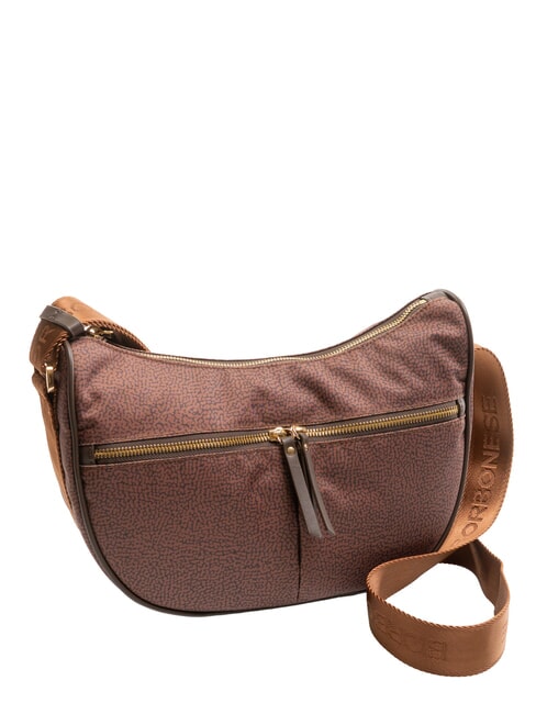 LUNA BAG M Flexos Zip terracota - Bolsos Mujer