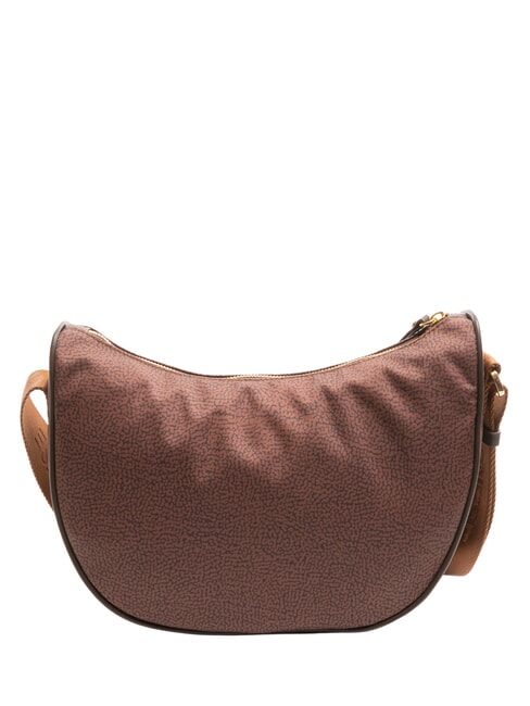 LUNA BAG M Flexos Zip terracota - Bolsos Mujer