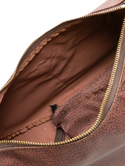 LUNA BAG M Flexos Zip terracota - Bolsos Mujer