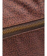 BORBONESE LUNA BAG Flexos Zip terracota - Bolsos Mujer - 3