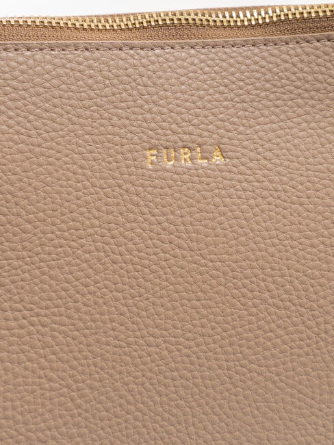 CLASSIC Bolso de compras de cuero gris pardo - Bolsos Mujer