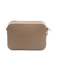 FURLA GARDENIA Bolso porta cámara de piel con estampado keria tonos topo + coñac - Bolsos Mujer - 3