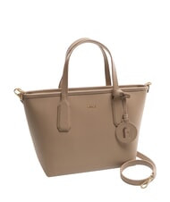FURLA CLASSIC Bolso de mano, shopper de piel gris pardo - Bolsos Mujer - 2