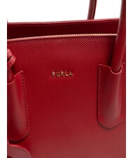 FURLA TESSA Bolso tote de piel con estampado Andrómeda laca - Bolsos Mujer - 4