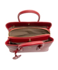 FURLA TESSA Bolso tote de piel con estampado Andrómeda laca - Bolsos Mujer - 5