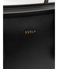 FURLA CLASSIC Bolso de mano, shopper de piel negro - Bolsos Mujer - 4