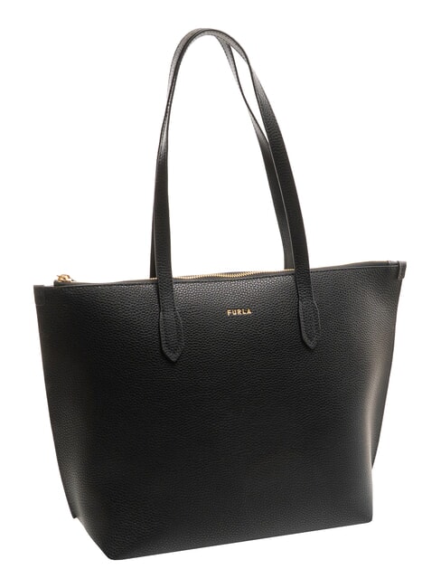 CLASSIC Bolso de compras de cuero negro - Bolsos Mujer