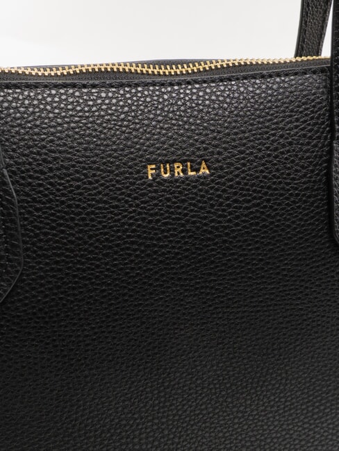 CLASSIC Bolso de compras de cuero negro - Bolsos Mujer