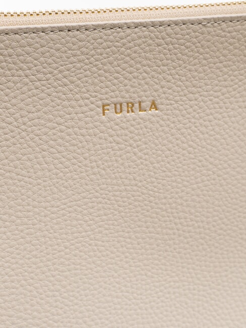 CLASSIC Bolso de compras de cuero perla - Bolsos Mujer