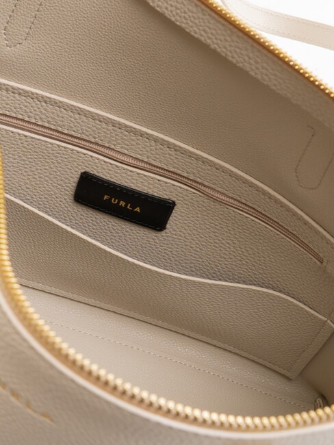 CLASSIC Bolso de compras de cuero perla - Bolsos Mujer