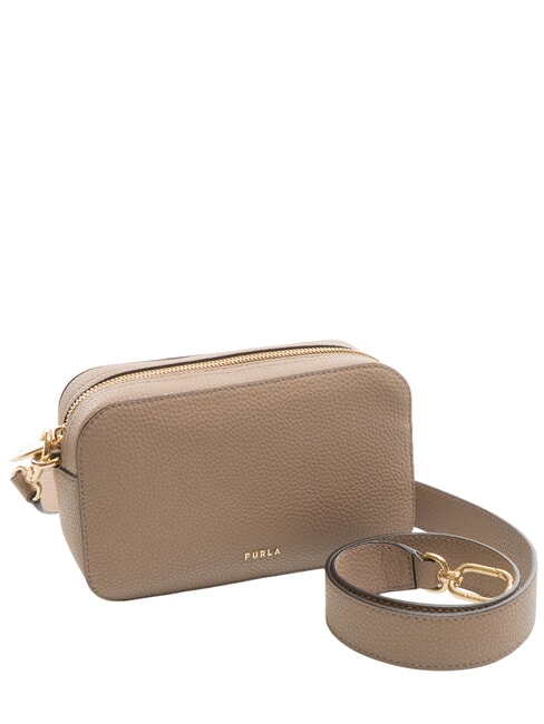 PETUNIA Mini bolso de hombro gris pardo - Bolsos Mujer