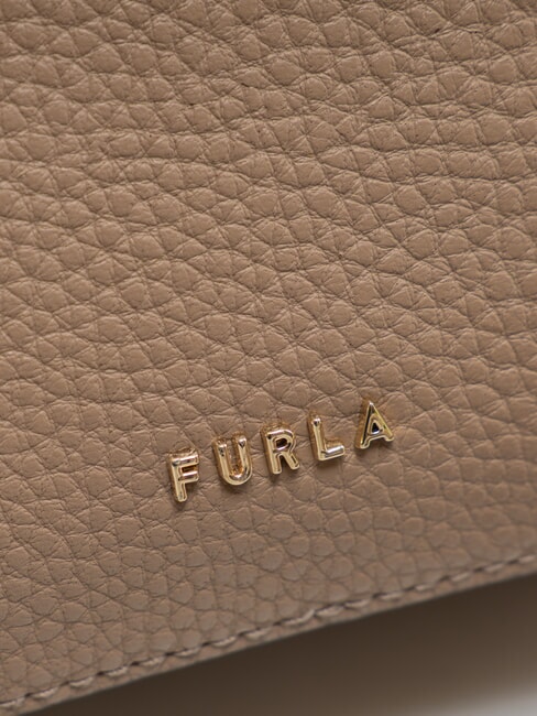 PETUNIA Mini bolso de hombro gris pardo - Bolsos Mujer