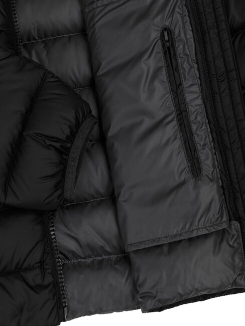 E-CONCRETE Chaqueta de plum&oacute;n repelente al agua vulcano negro - Chaquetas de plumas para hombre