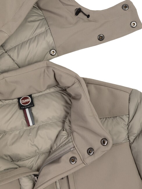 NEWWARRIOR  Edred&oacute;n relleno de plum&oacute;n crema de caf&eacute; - Chaquetas de plumas para hombre