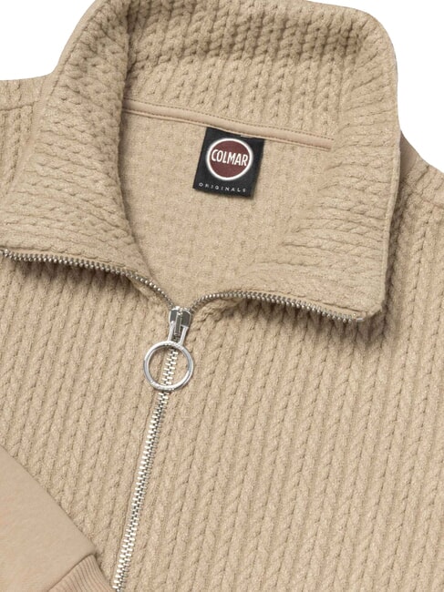 UPPERCLASS Sudadera con cremallera completa en punto cable Arizona - Sudaderas de mujer