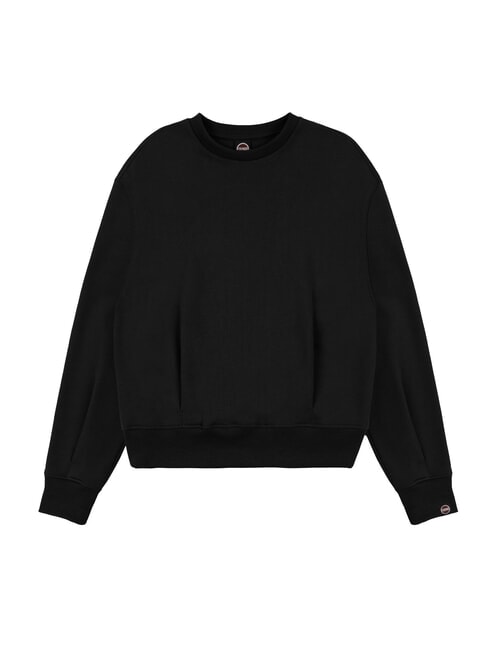 STUNNING Sudadera de cuello redondo con pliegues negro - Sudaderas de mujer