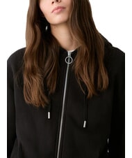 COLMAR STUNNING Sudadera con cremallera completa, capucha y pliegues. - Sudaderas de mujer