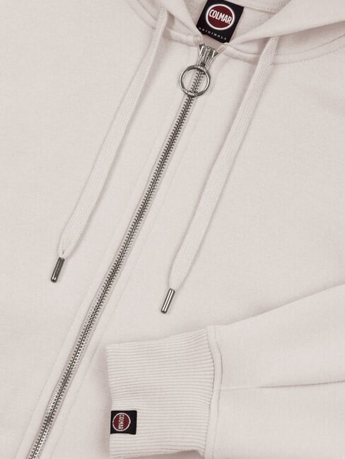 STUNNING Sudadera con cremallera completa, capucha y pliegues. incienso - Sudaderas de mujer