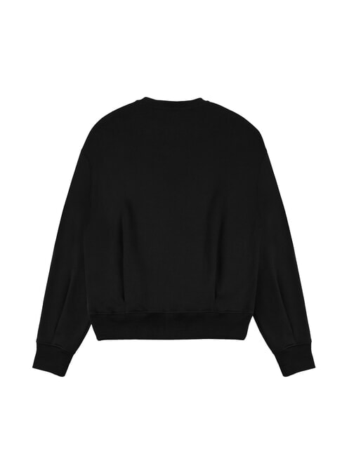 STUNNING Sudadera de cuello redondo con pliegues negro - Sudaderas de mujer