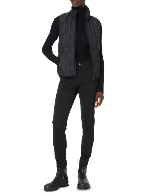 SCI ETERNITY Chaleco acolchado de cuello alto negro - Chaleco de mujer