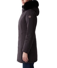 COLMAR PURENESS Chaqueta larga acolchada con capucha negro - Chaquetas de plumas de mujer - 2