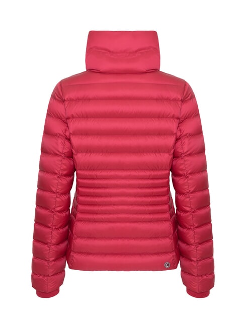 DELUXE Chaqueta corta de plumas con cuello alto acero oscuro rebelde - Chaquetas de plumas de mujer