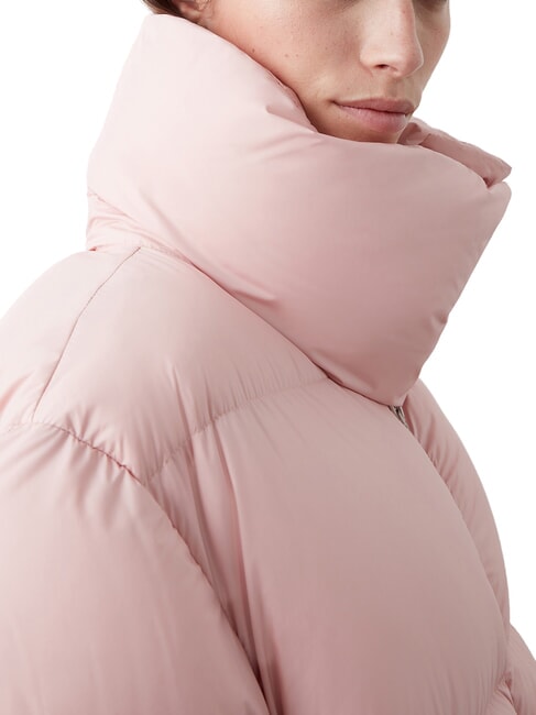 CAPTION Chaqueta corta de plumas con capucha batido - Chaquetas de plumas de mujer