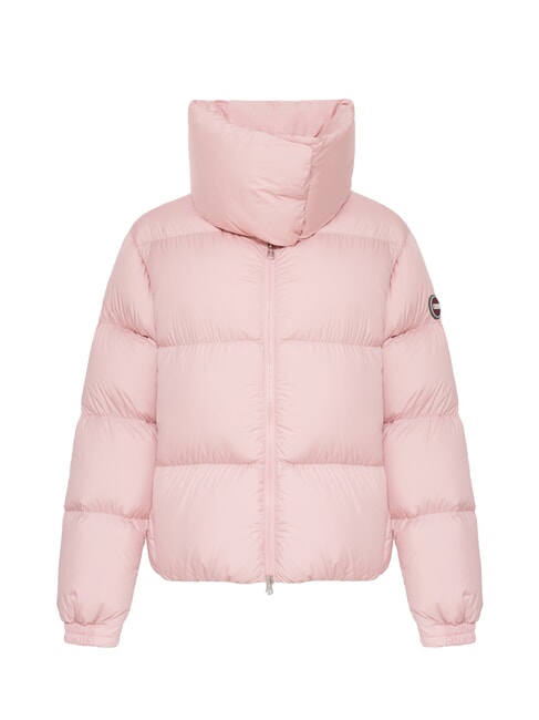 CAPTION Chaqueta corta de plumas con capucha batido - Chaquetas de plumas de mujer