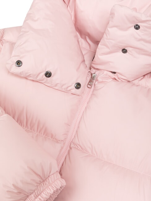 CAPTION Chaqueta corta de plumas con capucha batido - Chaquetas de plumas de mujer