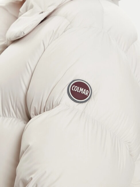 CAPTION Chaqueta corta de plumas con capucha incienso - Chaquetas de plumas de mujer