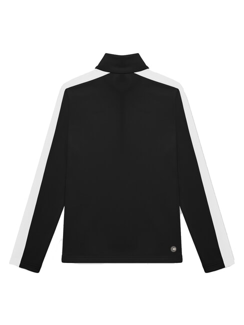 SCI FACETIME Sudadera térmica de cuello alto y cremallera completa en blanco y negro - Sudaderas de mujer