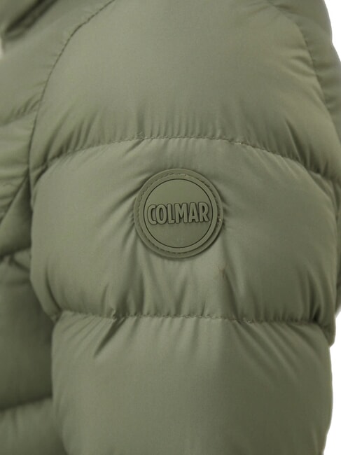 CAPTION Chaqueta de plumas de cuello alto lodo - Chaquetas de plumas de mujer