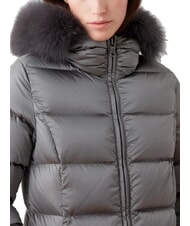 COLMAR DELUXE Chaqueta larga de plumas con capucha acero oscuro-acero oscuro - Chaquetas de plumas de mujer - 3