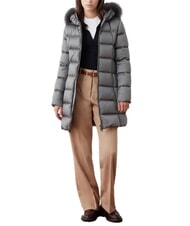 COLMAR DELUXE Chaqueta larga de plumas con capucha acero oscuro-acero oscuro - Chaquetas de plumas de mujer - 4