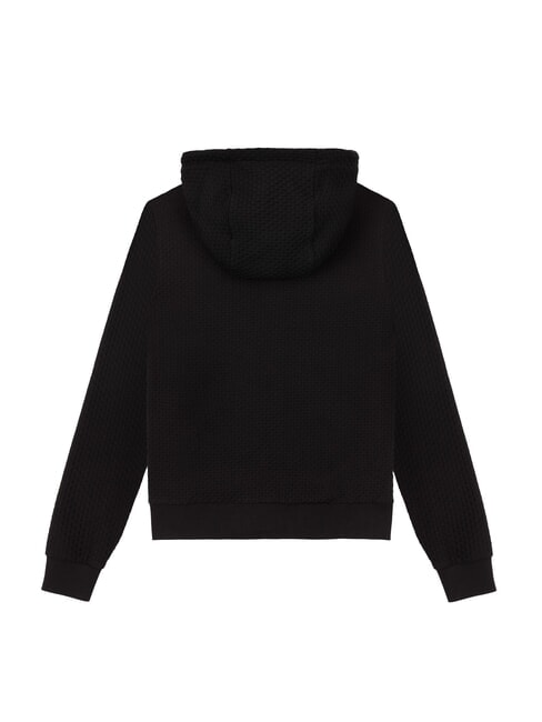 WRAP Sudadera con capucha y cremallera completa negro - Sudaderas de mujer