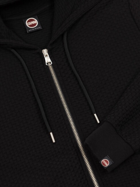 WRAP Sudadera con capucha y cremallera completa negro - Sudaderas de mujer