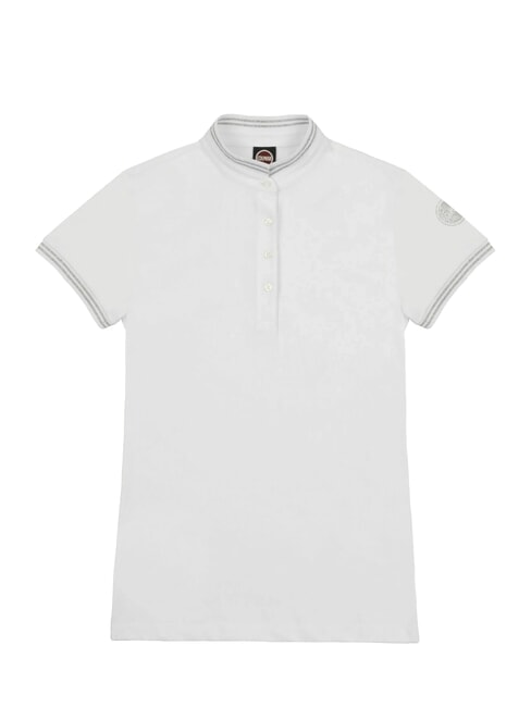 MONDAY Polo de manga corta en piqu&eacute; el&aacute;stico blanco - camisa polo