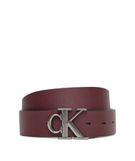 CALVIN KLEIN CK HARDWARE Cintur&oacute;n de doble cara chocolate negro/decadente - Cinturones - 2