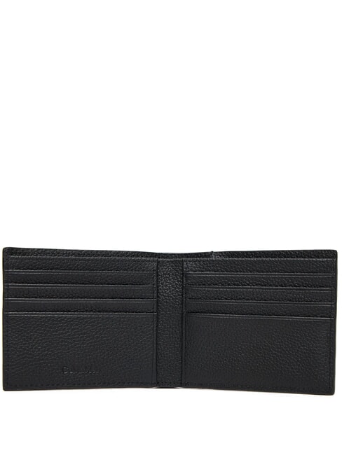 FOIL EMBOSS  Cartera de cuero En negro - Carteras Hombre