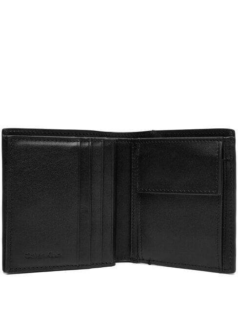CK PLAQUE Cartera de cuero vertical En negro - Carteras Hombre